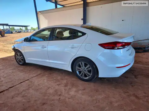 5NPD84LF7JH230494 — 2018 Hyundai Elantra, фото 2 с аукциона Copart, Передняя часть