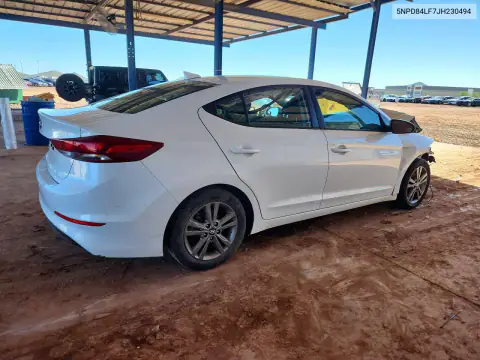 5NPD84LF7JH230494 — 2018 Hyundai Elantra, фото 3 с аукциона Copart, Передняя часть