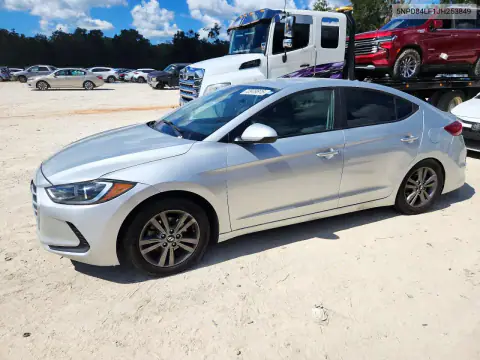 5NPD84LF1JH253849 — 2018 Hyundai Elantra, Задняя часть, фото до ремонта