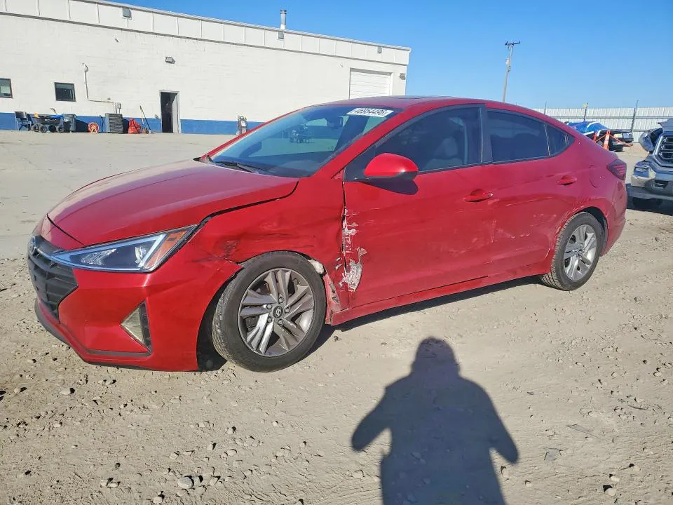 2019 HYUNDAI ELANTRA VIN KMHD84LF2KU781970 фото 1