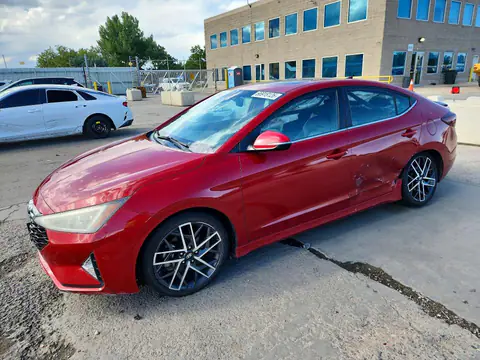 KMHD04LB4KU856155 — 2019 Hyundai Elantra, Боковая часть (Side), фото до ремонта