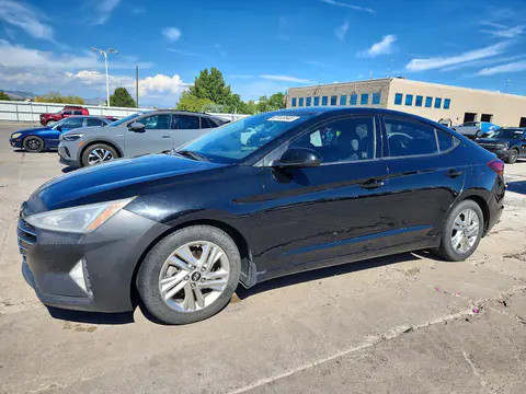 5NPD84LF2KH463460 — 2019 Hyundai Elantra, Град (Hail), фото до ремонта