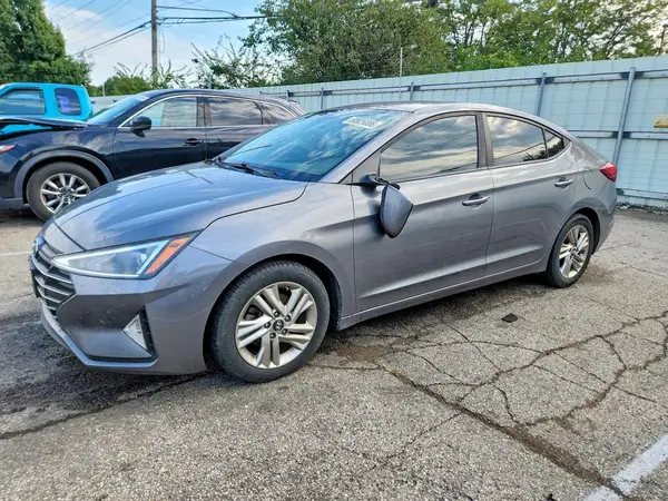 5NPD84LF2KH405199 — 2019 Hyundai Elantra, Передняя часть (Front End), фото до ремонта