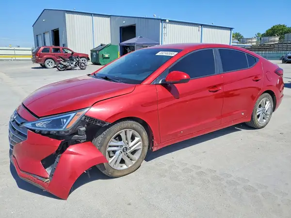 KMHD84LF5KU888639 — 2019 Hyundai Elantra, Передняя часть (Front End), фото до ремонта