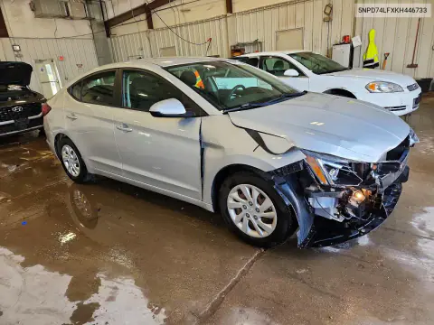 2019 Hyundai Elantra Se VIN 5NPD74LFXKH446733 фото 4