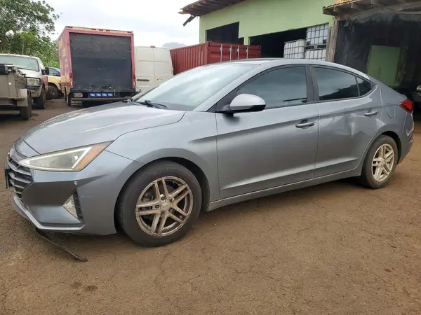 KMHD84LF7KU772858 — 2019 Hyundai Elantra, Подтопление (Water/Flood), фото до ремонта