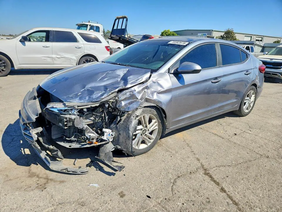 2019 Hyundai Elantra VIN KMHD84LFXKU878107 фото 1