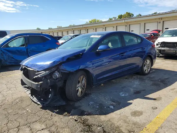 5NPD84LF1KH435309 — 2019 Hyundai Elantra, Передняя часть (Front End), фото до ремонта