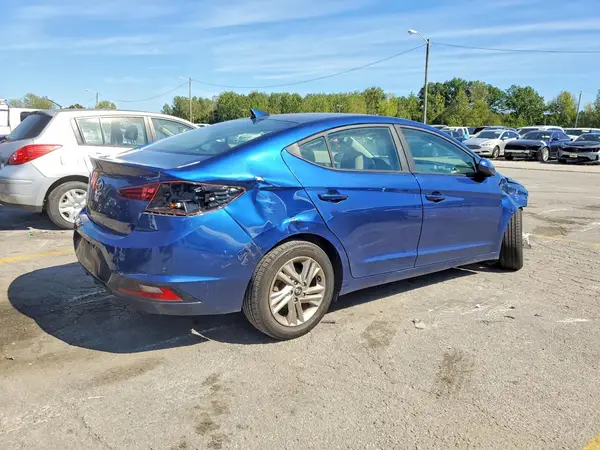 5NPD84LF1KH435309 — 2019 Hyundai Elantra, фото 3 с аукциона Copart, Передняя часть