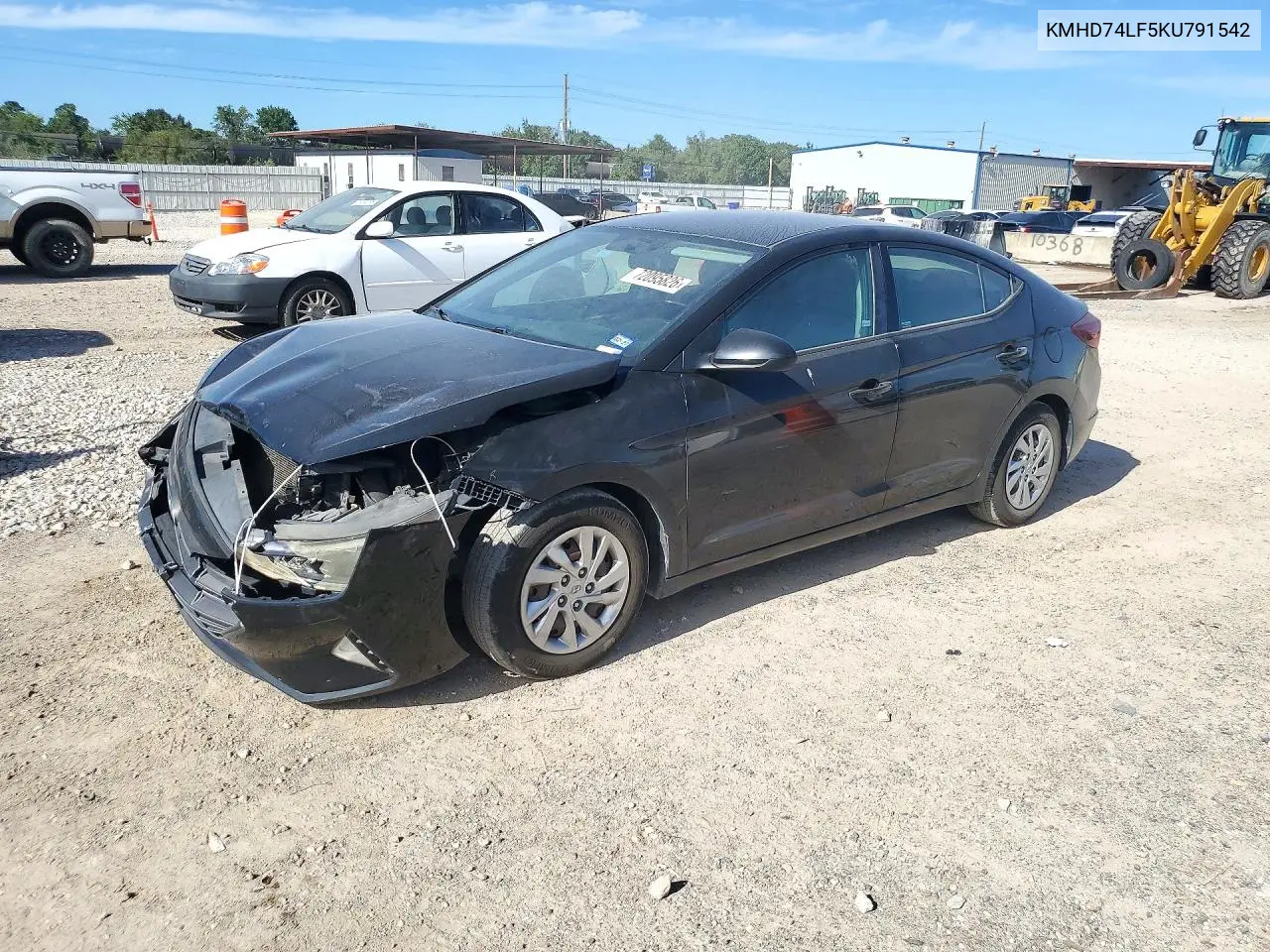 2019 Hyundai Elantra Se VIN KMHD74LF5KU791542 фото 1