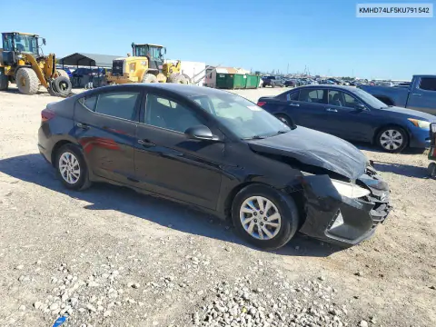 2019 Hyundai Elantra Se VIN KMHD74LF5KU791542 фото 4