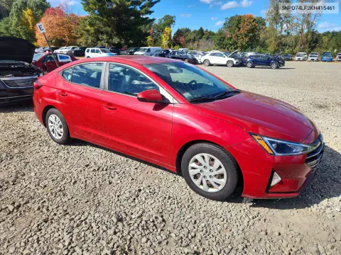 2019 Hyundai Elantra Se VIN 5NPD74LF2KH415461 фото 4