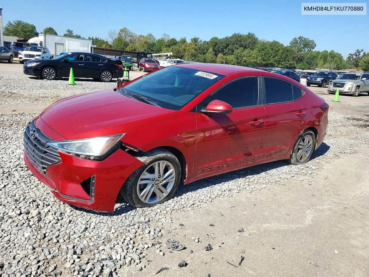 2019 Hyundai Elantra Sel VIN KMHD84LF1KU770880 фото 1