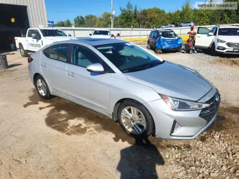 2019 Hyundai Elantra Value Edition VIN 5NPD84LF7KH445407 фото 4