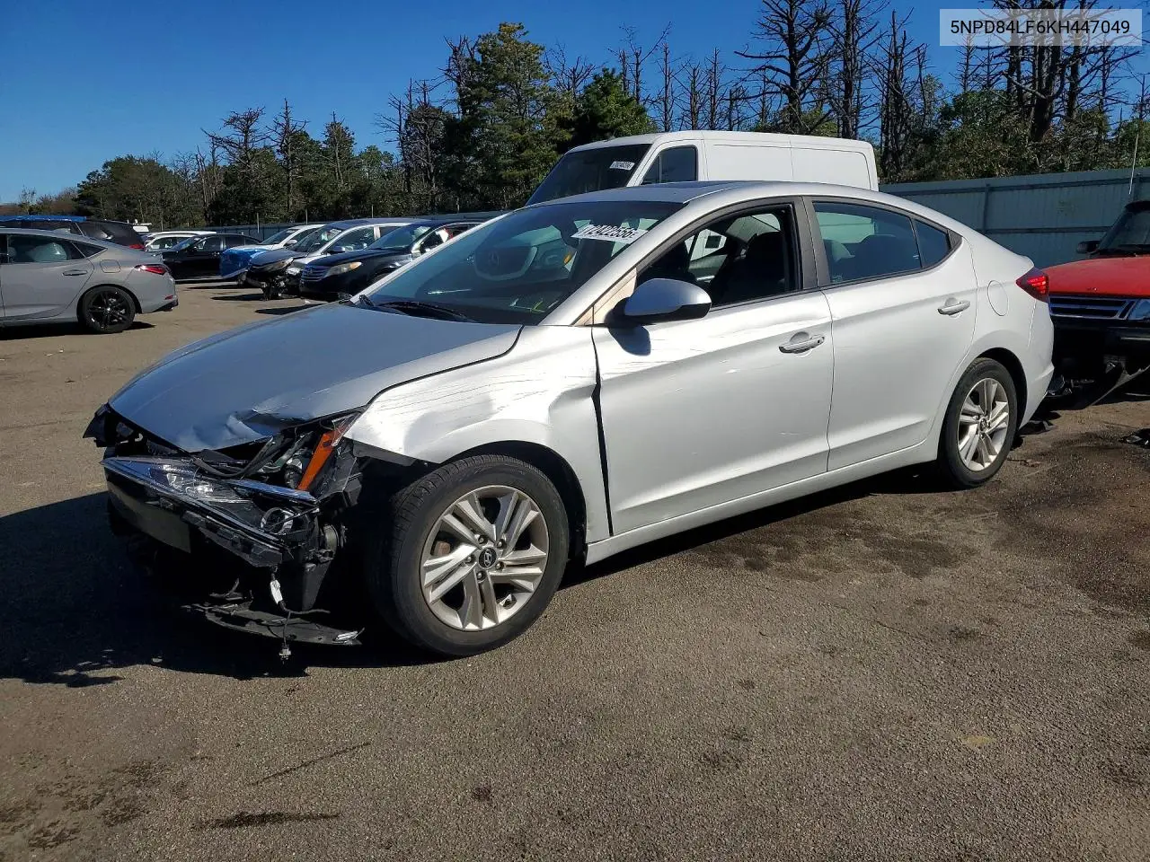 2019 Hyundai Elantra Value Edition VIN 5NPD84LF6KH447049 фото 1
