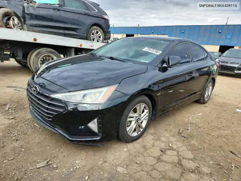 2019 Hyundai Elantra Sel VIN 5NPD84LFXKH439116 фото 1