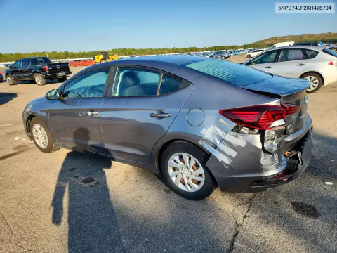 2019 Hyundai Elantra Gt Manual VIN 5NPD74LF2KH426704 фото 2