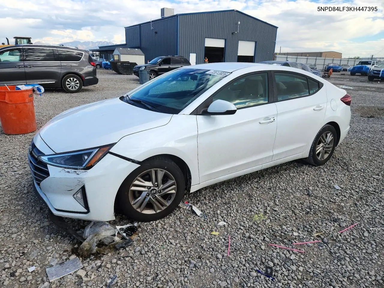 2019 Hyundai Elantra Sel VIN 5NPD84LF3KH447395 фото 1