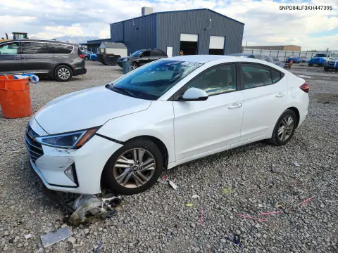 2019 Hyundai Elantra Sel VIN 5NPD84LF3KH447395 фото 1