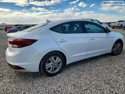 2019 Hyundai Elantra Sel VIN 5NPD84LF3KH447395 фото 3