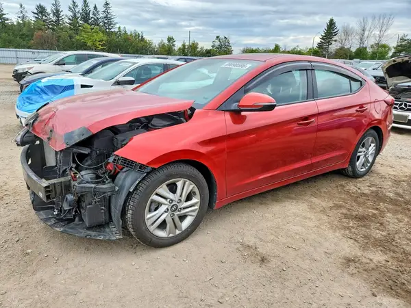 KMHD84LFXLU955544 — 2020 Hyundai Elantra, Передняя часть (Front End), фото до ремонта