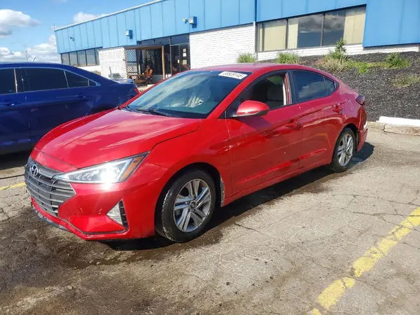 5NPD84LFXLH627006 — 2020 Hyundai Elantra, Задняя часть (Rear End), фото до ремонта