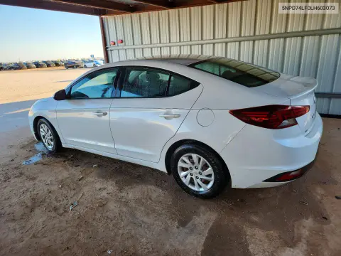 2020 Hyundai Elantra Se VIN 5NPD74LF0LH603073 фото 2