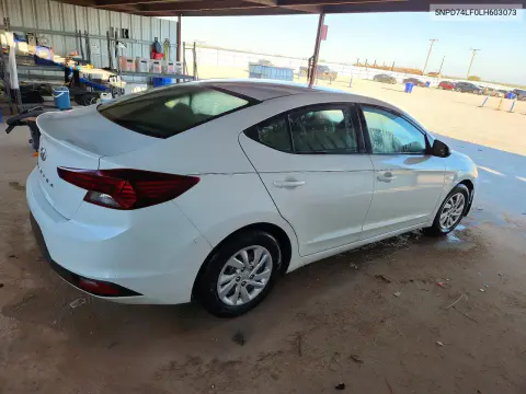 2020 Hyundai Elantra Se VIN 5NPD74LF0LH603073 фото 3