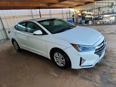 2020 Hyundai Elantra Se VIN 5NPD74LF0LH603073 фото 4