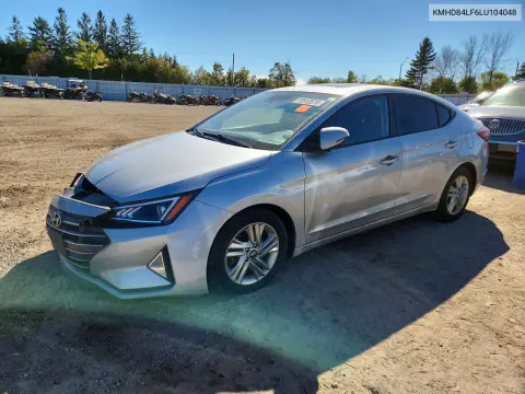 KMHD84LF6LU104048 — 2020 Hyundai Elantra, Передняя часть, фото до ремонта