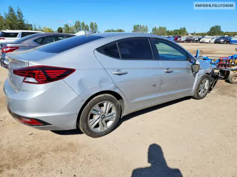 2020 Hyundai Elantra Sel VIN KMHD84LF6LU104048 фото 3
