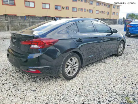 5NPD84LF9LH578476 — 2020 Hyundai Elantra, фото 3 с аукциона Copart, Подтопление