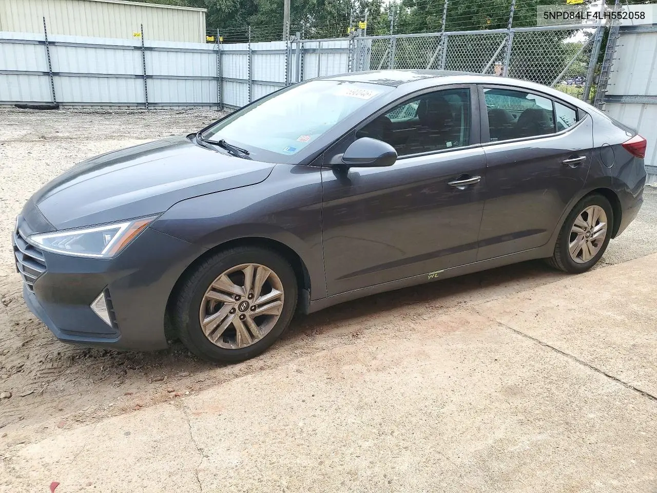 2020 Hyundai Elantra Sel VIN 5NPD84LF4LH552058 фото 1