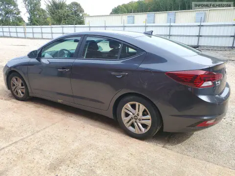2020 Hyundai Elantra Sel VIN 5NPD84LF4LH552058 фото 2