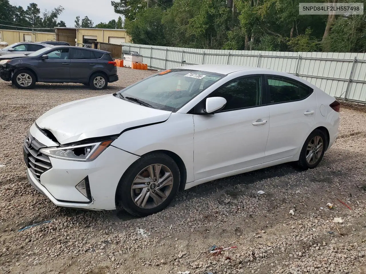 2020 Hyundai Elantra Sel VIN 5NPD84LF2LH557498 фото 1