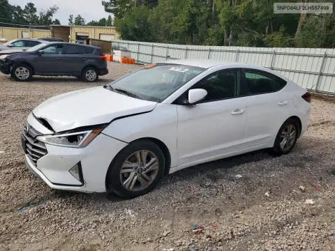 2020 Hyundai Elantra Sel VIN 5NPD84LF2LH557498 фото 1