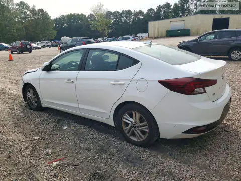 2020 Hyundai Elantra Sel VIN 5NPD84LF2LH557498 фото 2