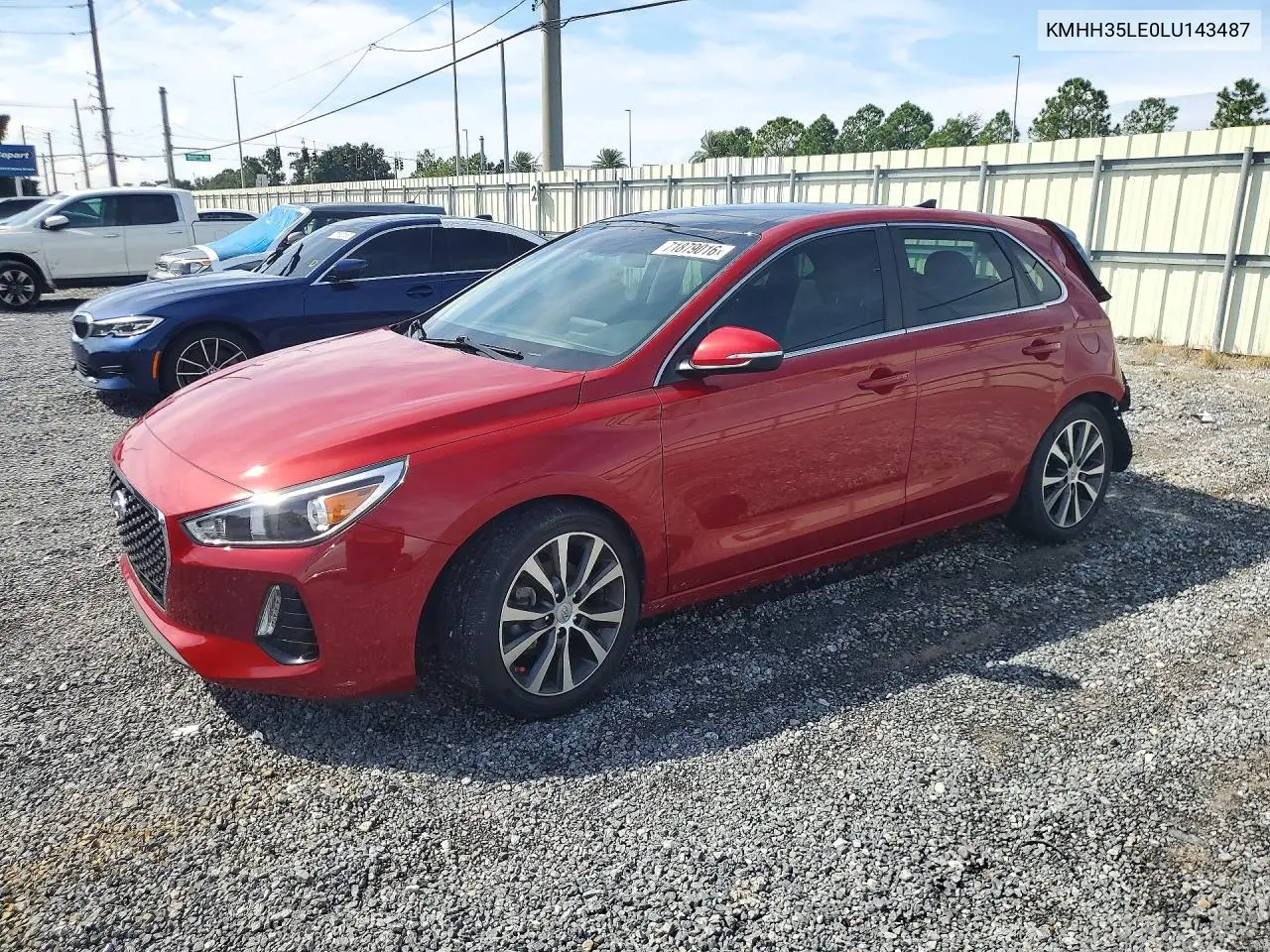 2020 Hyundai Elantra Gt Base VIN KMHH35LE0LU143487 фото 1