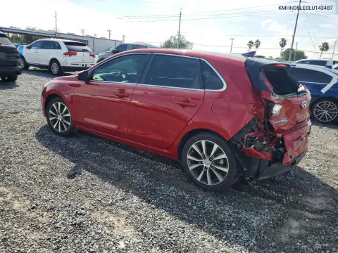 2020 Hyundai Elantra Gt Base VIN KMHH35LE0LU143487 фото 2