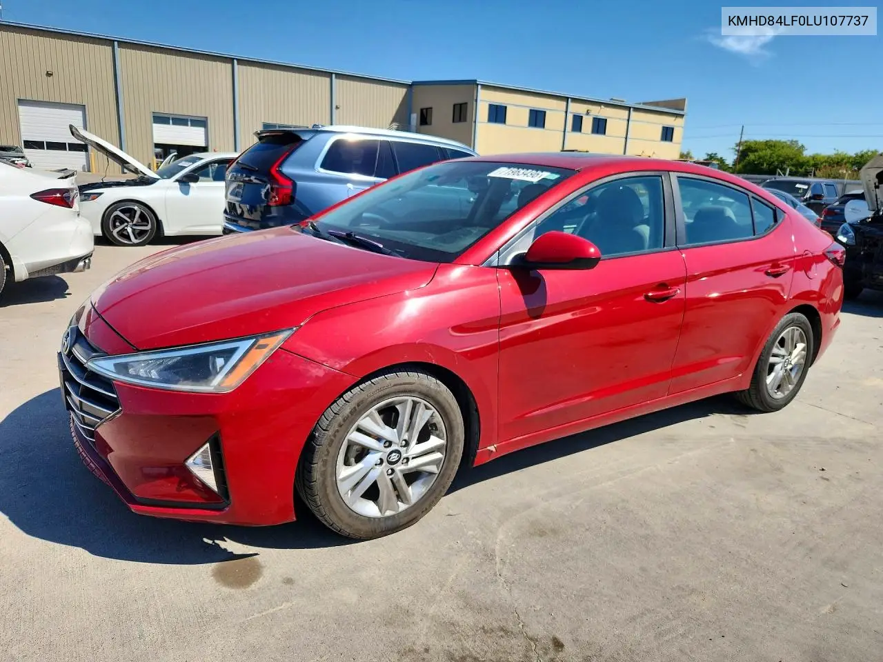 2020 Hyundai Elantra Value Edition VIN KMHD84LF0LU107737 фото 1