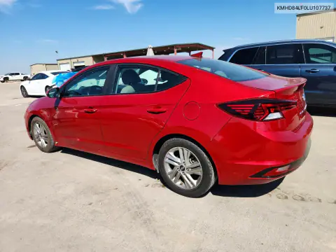 2020 Hyundai Elantra Value Edition VIN KMHD84LF0LU107737 фото 2