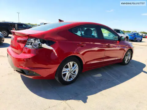 2020 Hyundai Elantra Value Edition VIN KMHD84LF0LU107737 фото 3