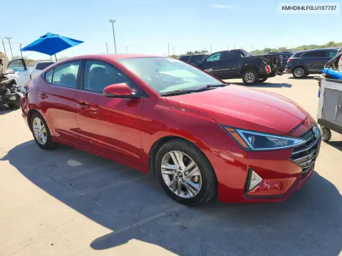 2020 Hyundai Elantra Value Edition VIN KMHD84LF0LU107737 фото 4