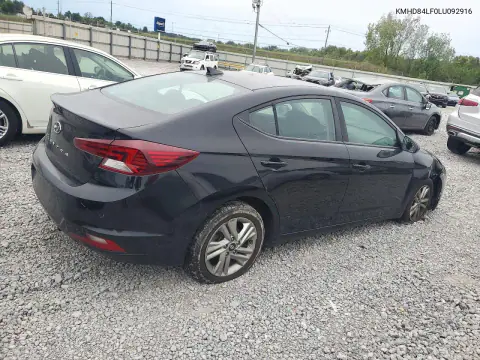 2020 Hyundai Elantra Sel VIN KMHD84LF0LU092916 фото 3