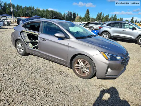 2020 Hyundai Elantra Value Edition VIN KMHD84LF6LU949109 фото 4