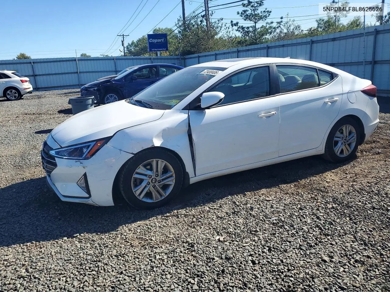 2020 Hyundai Elantra Sel VIN 5NPD84LF8L8625626 фото 1