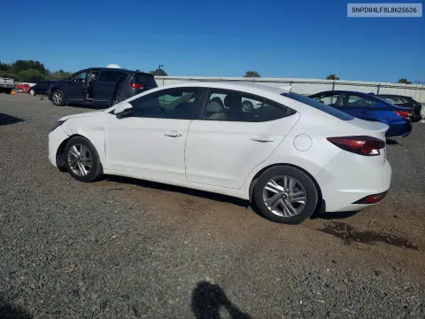 2020 Hyundai Elantra Sel VIN 5NPD84LF8L8625626 фото 2