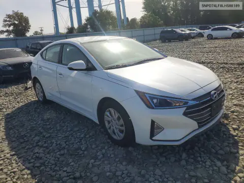 2020 Hyundai Elantra Se VIN 5NPD74LF8LH588189 фото 4