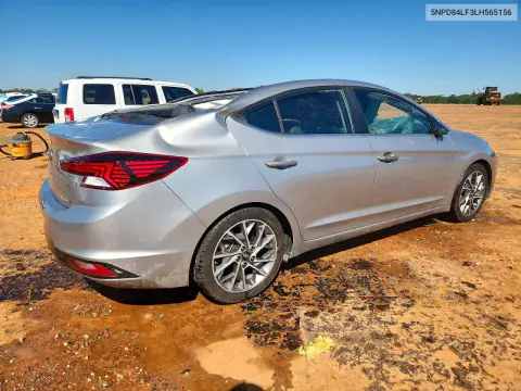 5NPD84LF3LH565156 — 2020 Hyundai Elantra, фото 3 с аукциона Copart, Подтопление