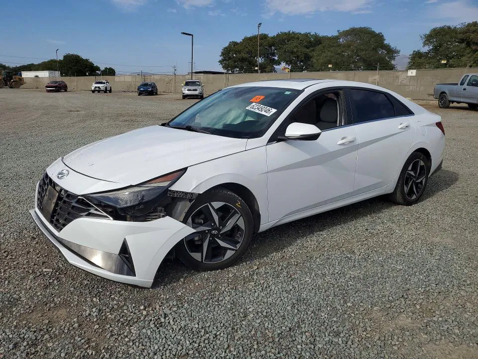 2021 Hyundai Elantra VIN 5NPLP4AGXMH020650 фото 1